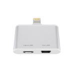 2515 Lightning to Micro USB and Mini USB Adapter (Metal enclosure)