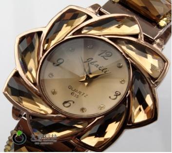 Fashion Women Glass Watch